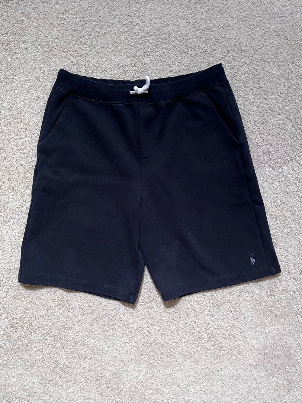 Polo by Ralph Lauren Black Men's Athletic Drawstring Shorts